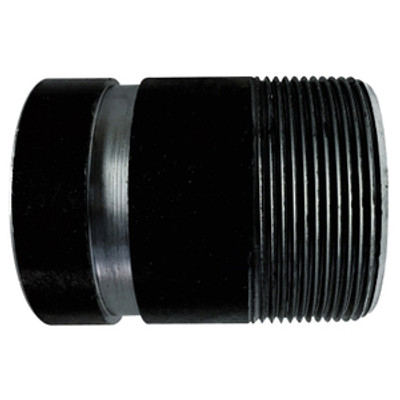 3 in. x 6 in. Thread x Groove, Seamless, Sch 40 Black Groove Pipe Nipple