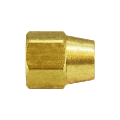 1/4 in. Long Nut - Brass Compression Tube Fitting