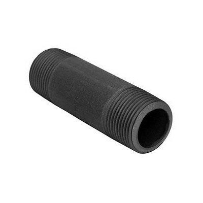 1/8 in. NPT x 7 in. Long - SCH 80 (XH) A106B Black Seamless Carbon Steel Pipe Nipple (TBE)