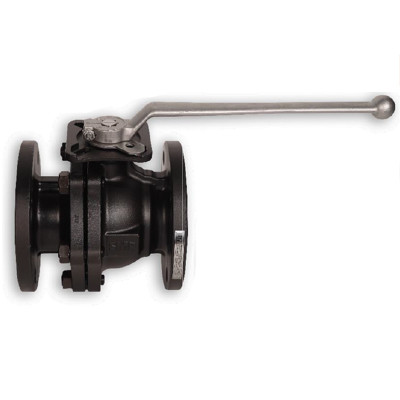 4" Class 150# Flanged Ends - 2 PC Full Port - CF8M (316SS) Ball - RTFE Seats - WCB Carbon Steel Flanged Ball Valve