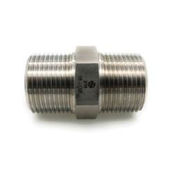 SS5404-12-06 Reducing Hex Nipple, 3/4-in Male NPTF x 3/8-in Male NPTF, 1.771-in L, 316 Stainless Steel (SS5404-12-06)