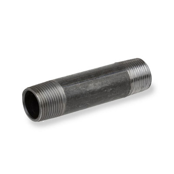 Nippyページ SCH 80 Black Pipe Nipples - 1