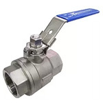 1000PSI 2 Pc Full Port Stainless Steel Ball Valves