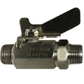 Male x Male Mini Ball Valves Butterfly Handle