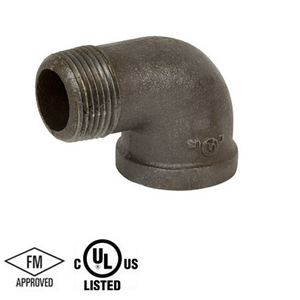 Pipe Fittings Black 90 Degree Street Elbows Malleable Iron 150# NPT ASTM A197