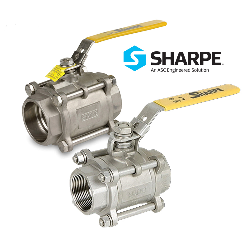 Series 3903 - Economy, Full Port, 3-Piece Stainless Steel Ball Valves - 1000 CWP