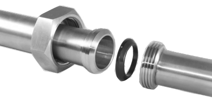 Bevel Seat Fittings - Stainless Steel 3-A Sanitary Fittings