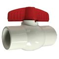 White Threaded PVC Ball Valves