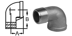 Pipe Fittings Street Elbows Stainless Steel