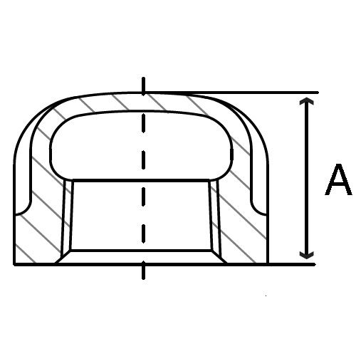 Pipe Fittings Stainless Steel Caps 2" NPT 150 (316)