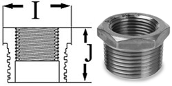 Pipe Fittings Hex Bushings Stainless Steel