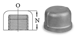 Pipe Fittings Caps Stainless Steel