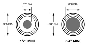 Sanitary Fitting Sizing Drawing