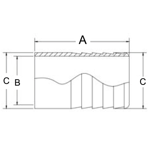 Drawing Weld Hose Adapter (14WHR)