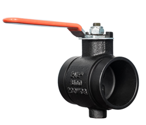 Grooved Butterfly Valve (BFV) 8100 Series 200PSI Lever Type Fire Protection Aleum