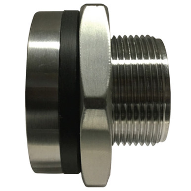 Bulkhead Fitting, 1 Clamping Thread Size #12-806