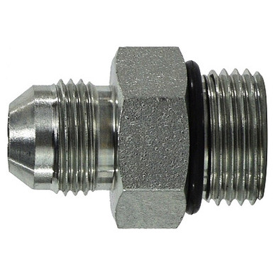 AN-10 (7/8"x14 UNF) Black JIC Bulkhead Nut - Hose Fitting Adapter 5 thumbnail image