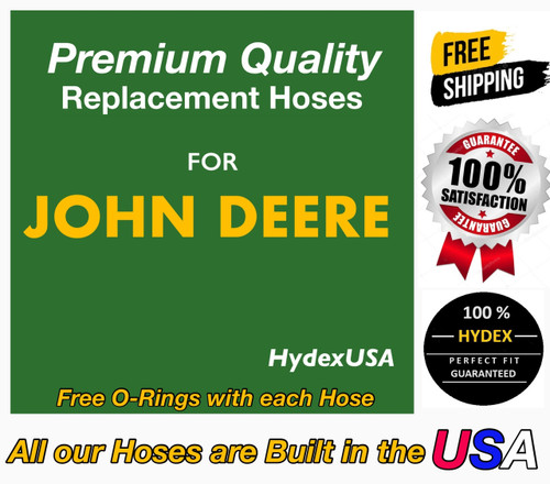 JOHN DEERE H120 Loader Replacement Hose kit - Loader Only Kit - 8 Hoses for the Cylinders.