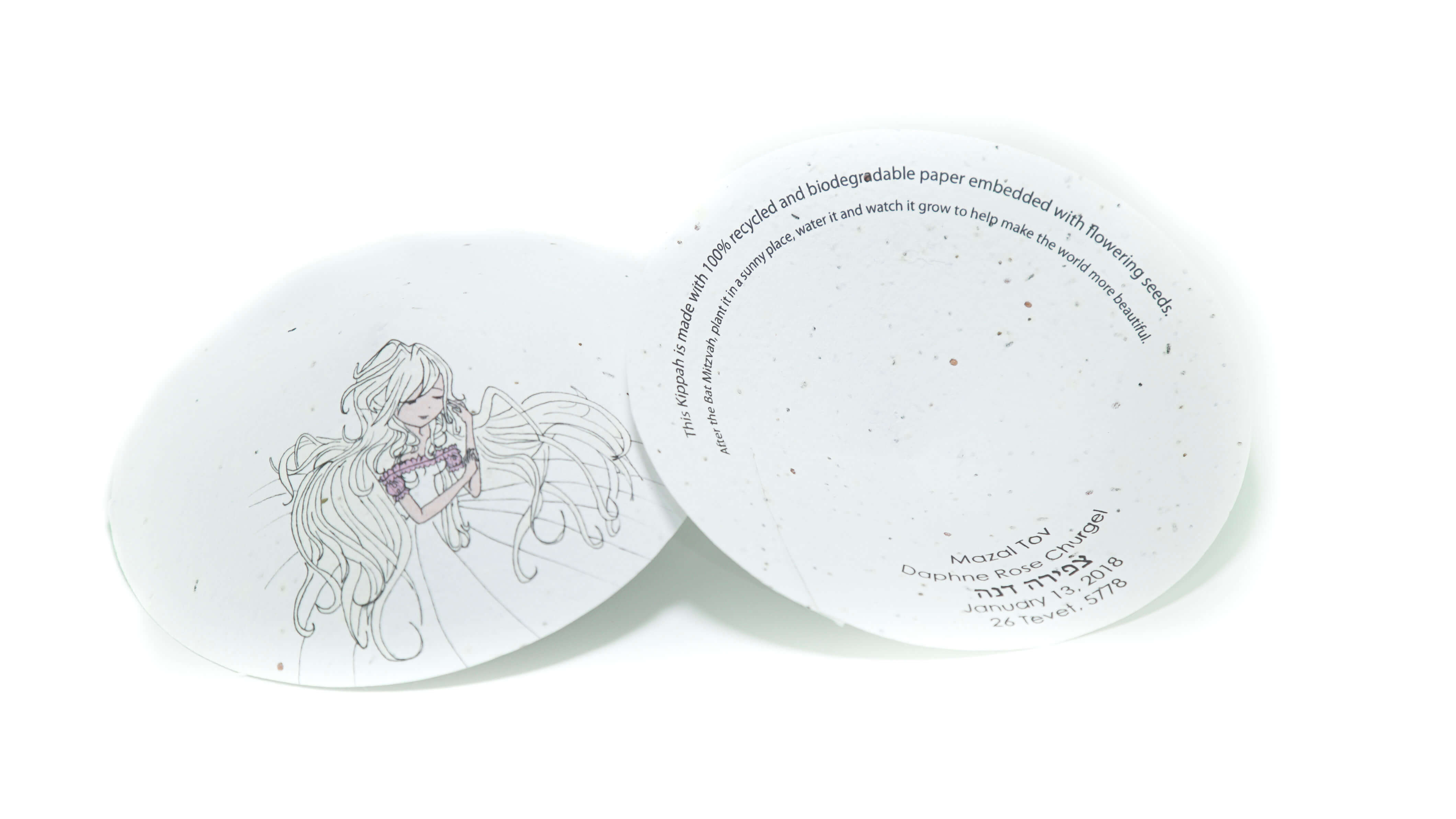 Custom Kippah in Colors