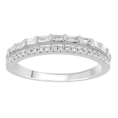 9ct Two Row Ring