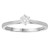 9ct White Gold .25ct Diamond Solitaire Ring