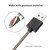 1M 2M 3M Long Micro USB Data Sync Charger Cable Lead For Samsung Android Phones