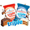 Fantoche Alfajor Triple Sugar Coated with Dulce de Leche Large, 85 g / 3 oz (pack of 6)