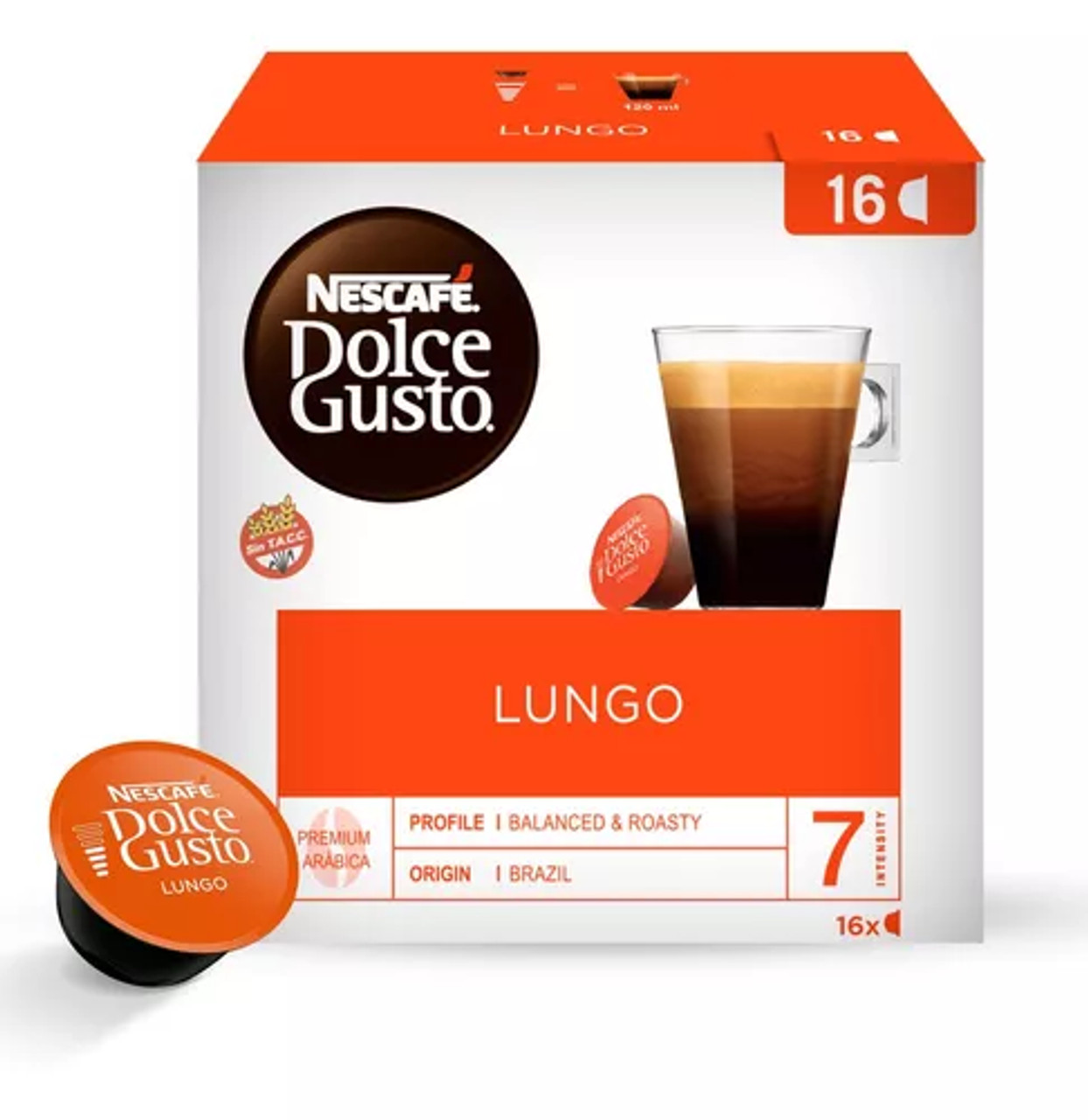 Cápsulas Dolce Gusto® Nescafé® - Espresso Intenso - 16 unidades