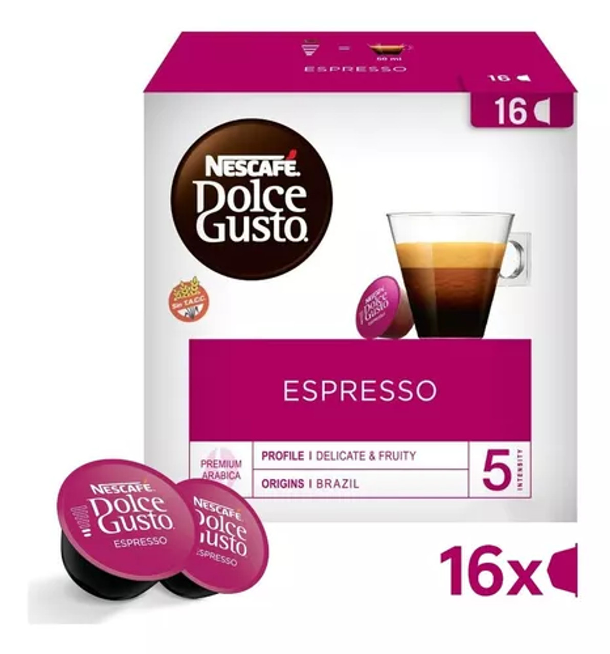 Capsulas de café con leche Nescafé Dolce Gusto 16 unidades