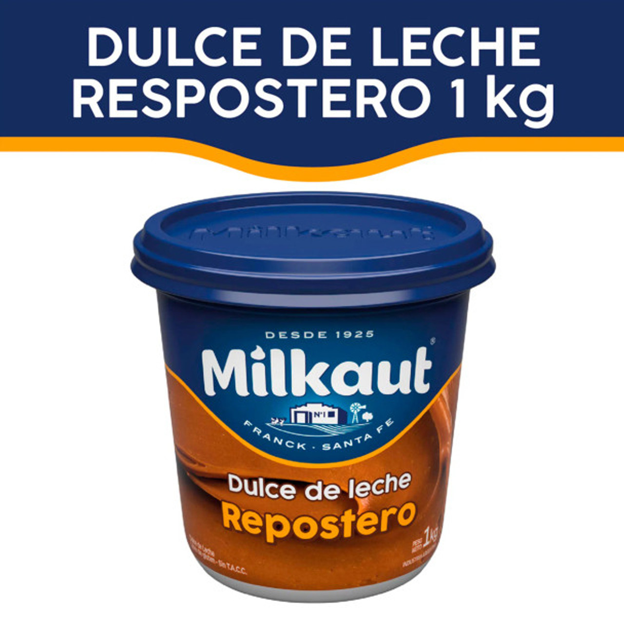 Milkaut Dulce de Leche Repostero, 1 kg / 35.27 oz