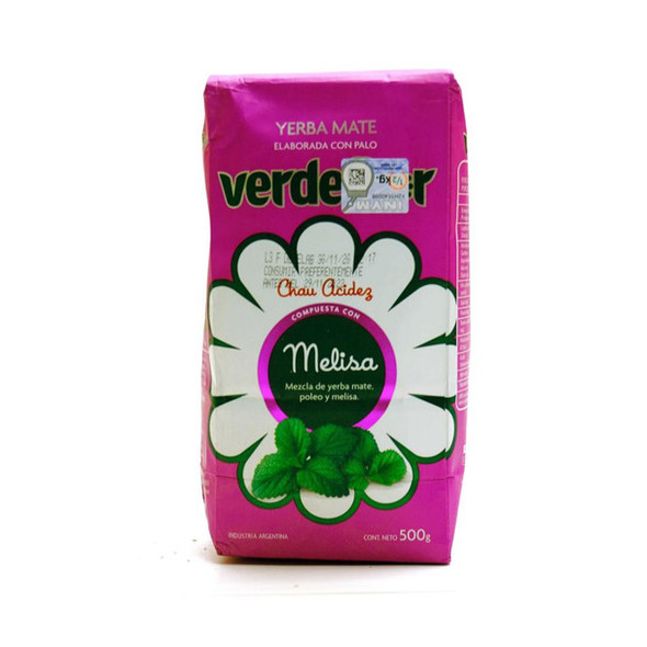 Verdeflor Yerba Mate Melisa Yerba Mate with Melissa & Pennyroyal, 500 g / 1.1 lb