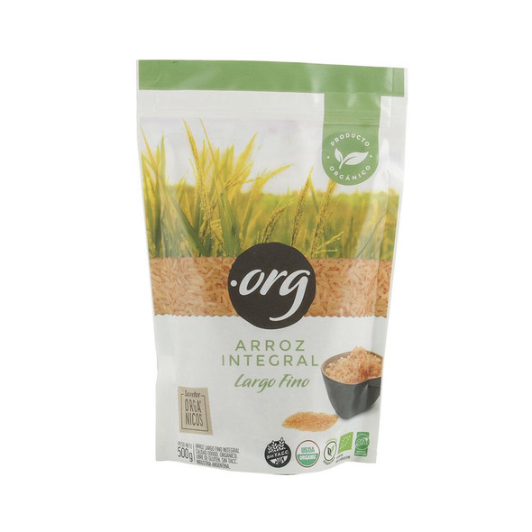 Arroz Integral Largo .Org Pou 500 Grm