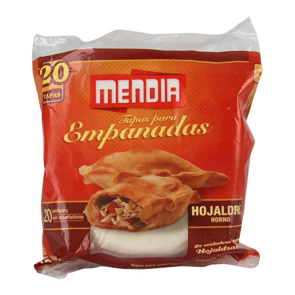 Tap.Empanada Hojaldre Mendia 520 Grm (20 x 20) 400 discs