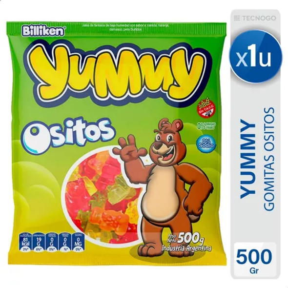 Gomitas Yummy Ositos 500 Grs