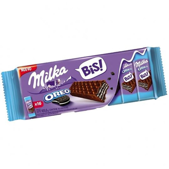 Oblea Milka Bis Oreo Chocolate X16 Unidades