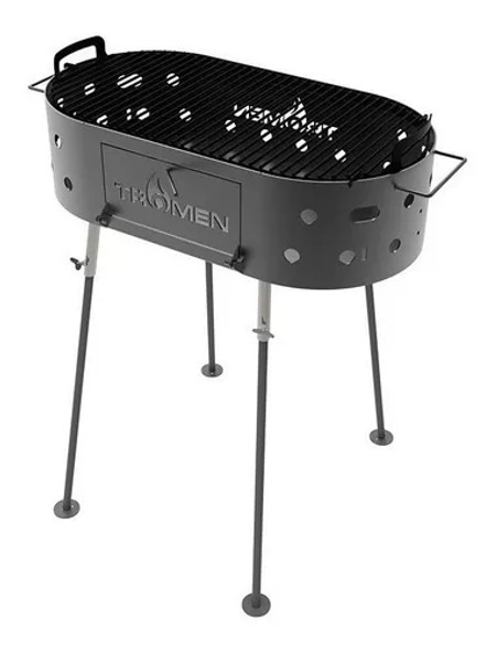 Tromen Duomo Oval Mobile Grill 95.4cm Wide 101cm High 72cm Deep Black