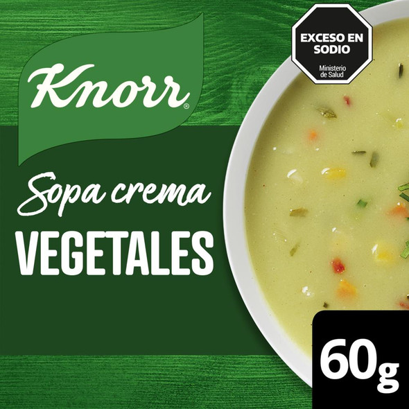 Sopa Crema KNORR Verduras 60 Gr PACK X 3