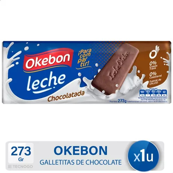 Galletita Okebon Leche chocolatada 273 g