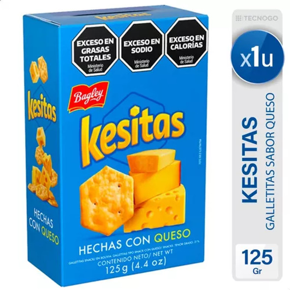 Galletitas Kesitas Bagley Queso Snack Salado - Mejor Precio pack x 3