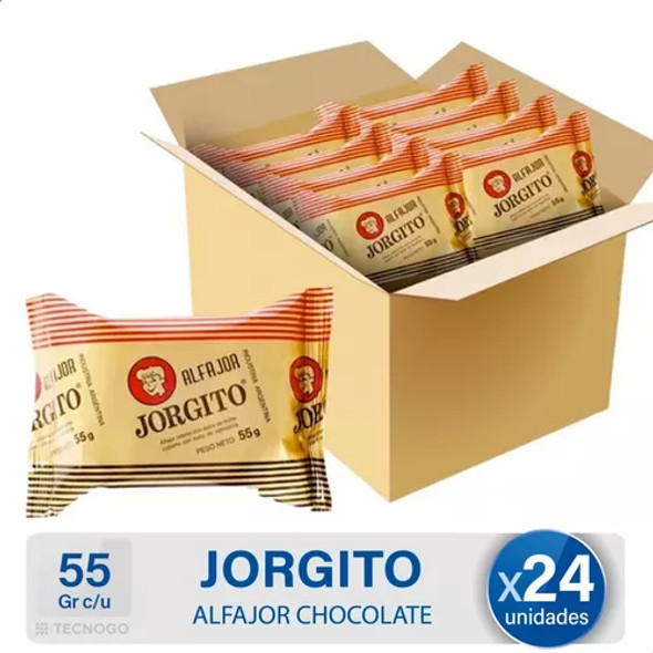 Alfajor Jorgito 24 Unidades Chocolate