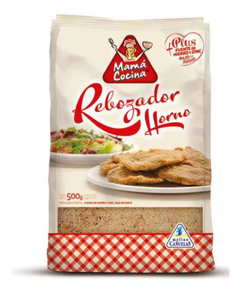 Pan rallado Caja Rebozador Horno Mamá Cocina Bajo Sodio pack x 12