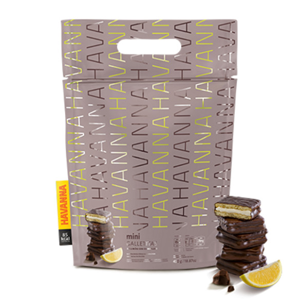 Havanna Mini Lemon Cookies with Chocolate & Filled With Creme Lemon, 450 g