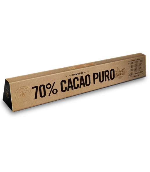 Havannet 70% Dark Chocolate with Dulce de Leche (long box of 8)