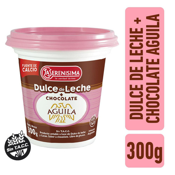 La Serenísima Dulce de Leche with Aguila Chocolate - Special Recipe (300 g)