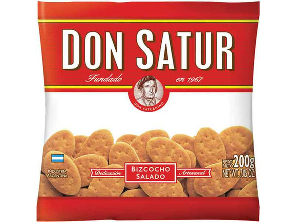 Don Satur Classic Biscuits Bizcochos Wholesale Bulk Box, 200 g / 7.1 oz ea (30 count per box)