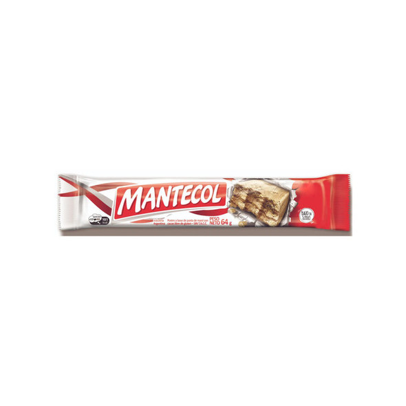 Mantecol Classic Flavor Semi-Soft Peanut Butter Nougat, 64 g / 2.25 oz (box of 9 bars)