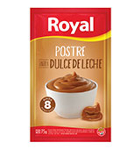 Royal Dulce De Leche Ready to Make Dessert, 8 servings per pack, 75 g / 2.64 oz