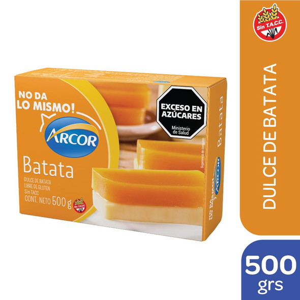 Dulce De Batata Arcor Cja 500 Grm