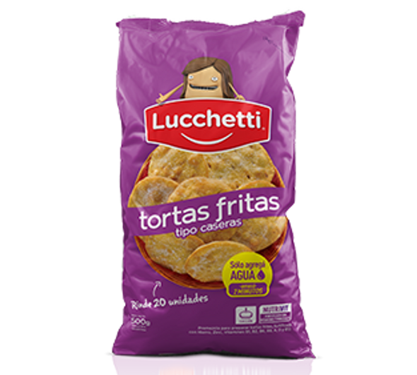 Lucchetti Ready to Make Torta Frita Flour Just Add Water, 500 g / 17.6 oz for 20 fried pies