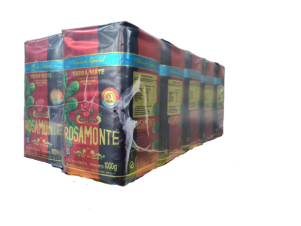 Rosamonte Yerba Mate Special Selection Wholesale Bulk Box, 1 Kg / 2.2 lb ea (pack of 10 count)